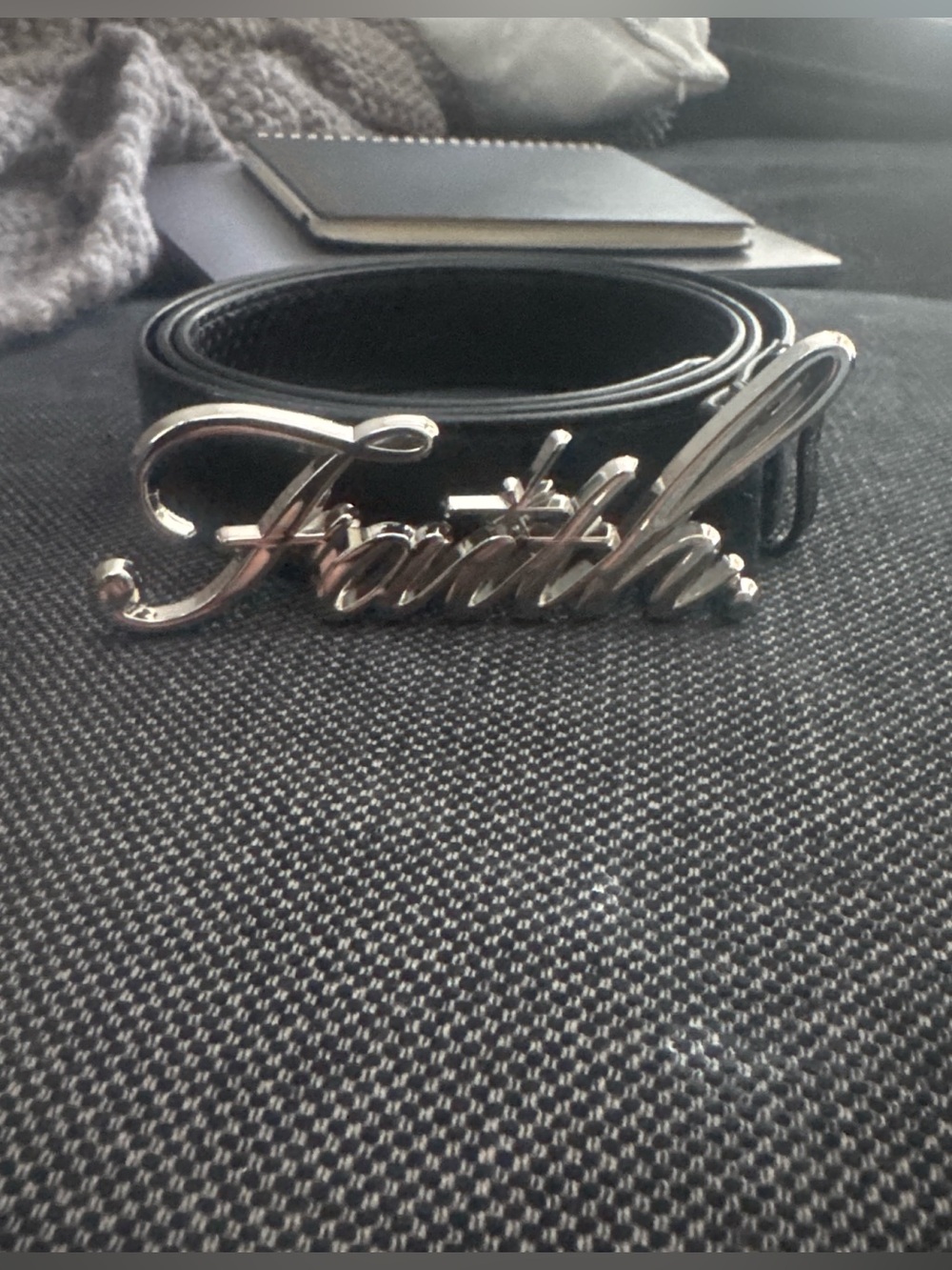 Chrome Faith Belt